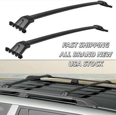 US STOCK 100NEW Aluminum Roof Rail Crossbars Fit for Honda YF3/4 Pilot 2009-2015 - Image 1 of 4