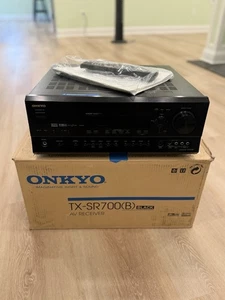 Onkyo TX-SR700 AV Receiver Amplifier Tuner AV - Remote, Manual And Box Bundle - Picture 1 of 19