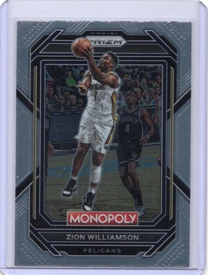 2022-23 Panini Prizm Monopoly - Zion Williamson #55 Silver Prizm - Image 1 of 2