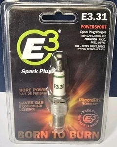 E3 E3.31 Spark Plug DiamondFire Powersport 14mm .75" Gasket Seat PWC/Snowmobile - Picture 1 of 2