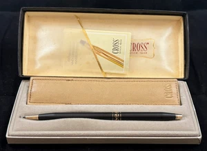 CROSS LADIES' CLASSIC BLACK GOLD ROPE MOTIF & TRIM 0.9mm MECHANICAL PENCIL #2543 - Picture 1 of 5