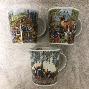 Dunoon Lomo Woodland Tales Tassen Lomond Sue Scullard Tiere Landschaft Hase - Bild 1 von 24