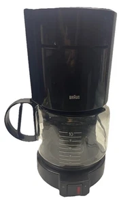 Braun Aromaster 10 Cup Coffee Maker Type 4085 Black KF 400/420 No Filter - Picture 1 of 9
