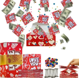 Geburtstag Jahrestag Überraschung Geschenk Box Explosion für Geld explodierend Geld Bargeld - Bild 1 von 7