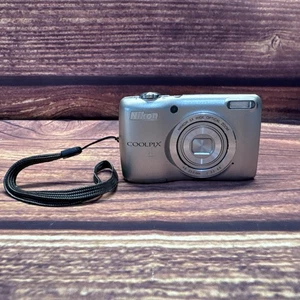 Nikon COOLPIX L26 Silver 16.1MP 5x Zoom Compact Digital Camera - Picture 1 of 9