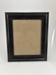 Brown Antiqued Plastic Picture Frame 8" x 10" Wide Frame Wall/Free Standing - Picture 1 of 6