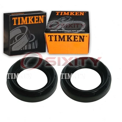 2 pc Timken Transmission Output Shaft Seals for 1984-1999 Toyota Tercel nf - Image 1 of 4
