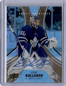 Erik Kallgren Premieres Gold /449 #104 Rookie Auto 2022-23 Upper Deck Trilogy RC - Picture 1 of 2