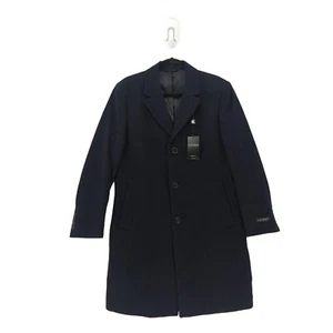Lauren Ralph Lauren Herren 36 S Luther Mantel Midnight Blue Classic Herringbone - Bild 1 von 11