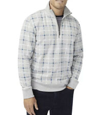 Nautica Mens 1/2 Zip Pullover Sweatshirt Top Grey Gray Heather Size XL K0395s