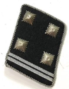 WWII GERMAN WAFFEN OBERSTURMBANNFÜHRER OFFICER COLLAR TABS - Imagen 1 de 1
