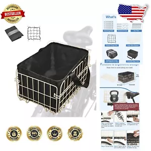 Large Capacity Quick-Release Bike Basket with Removable Liner Bag - Unisex Style - Picture 1 of 9