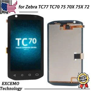 LCD with Touch Screen Digitizer for Zebra TC77 TC70 TC75 TC70X TC75X TC72 USA - Afbeelding 1 van 11