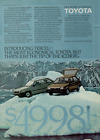 1983 Toyota Tercel 3 portes hayon 5 portes luxe ascenseur neige IMPRESSION VINTAGE ANNONCE