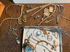 Lot 37 Assorted Fasion Jewelery Bracelets Chains Charms Poket Watch