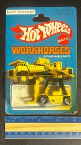 1980 HOT WHEELS CAT FORKLIFT 1168 MALAYSIA NEW SEALED UNPUNCHED (AA)  52922C - Picture 1 of 4