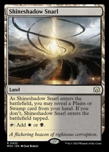 x1 Shineshadow Snarl R MTG Commander: March of the Machine M/NM, English - Picture 1 of 1