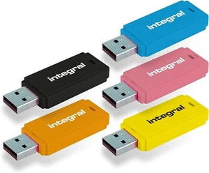 Integral 32GB Neon USB 2.0 Flash Drive X 1 ZUFÄLLIGE FARBE - Bild 1 von 1
