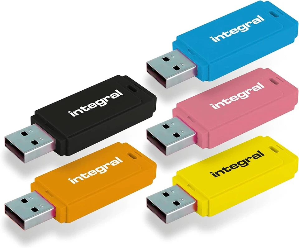 Integral 32GB Neon USB 2.0 Flash Drive X 1 RANDOM COLOR cheapest online - Image 1 of 1