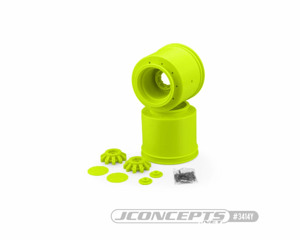 JConcepts Aggressor 2.6 x 3.8 17mm Monster Truck Felgen yellow JCO3414Y  - Bild 1 von 1