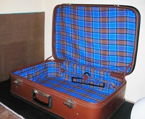 Soviet Suitcase Medium sized NEW Travel Bag Original USSR 1970s - Picture 1 of 10