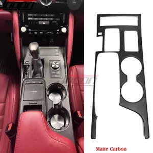 Real Carbon For Lexus IS300h 350 500 F SPORT 2021+ Console Gear Shift Panel Trim - Foto 1 di 13