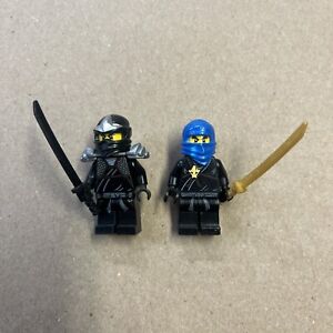 Lego Ninjago Minifigure Ninja Cole ZX And Jay w/ Katana