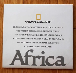 Mapa de National Geographic septiembre 2005: África: un paisaje histórico - Imagen 1 de 3