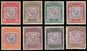 Rep. Dominicana 102/09 1901 Cristóbal Colón Litografías Centro violeta MH - Imagen 1 de 1