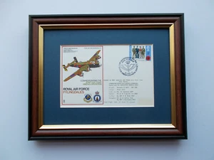 AIRCRAFT FIRST DAY COVER FRAMED - RAF FYLINGDALES - Bild 1 von 1