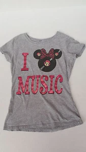 Disney Minnie Mouse "I Heart Music" T-shirt girls size L - Bild 1 von 2