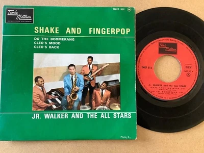 Jr WALKER AND THE ALL STARS - SHAKE AND FINGERPOP - FRENCH  EP - TMEF 512 - Image 1 of 4