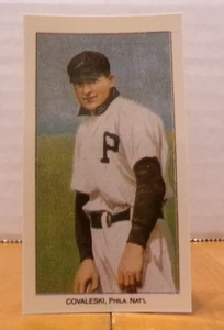 TARJETA DE BÉISBOL TABACO REIMPRESIÓN 1988 DULCE CAPORAL HARRY COVALESKI PHILA. NAT'L - Imagen 1 de 2