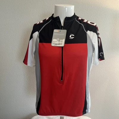 Camiseta deportiva de ciclismo Cannondale nueva con etiquetas-atómica talla mediana para hombre nueva con etiquetas roja y negra Foto 1 de 4