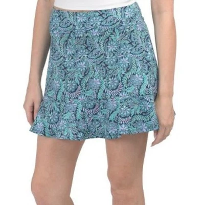 NOVO COM ETIQUETAS TOMMY BAHAMA BELAIR PAISLEY Tênis de Golfe Azul Marinho Babado Bainha Skort P M G GG - Imagem 1 de 3