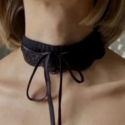 NUEVO CON ETIQUETAS Free people HAH Todo Gargantilla Encaje Liguero Collar Negro XS S M L XL Foto 1 de 4