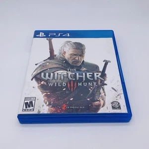 The Witcher 3: Wild Hunt PS4 - CIB w/ Manual Map CD Stickers & 2 Inserts Tested - Picture 1 of 10