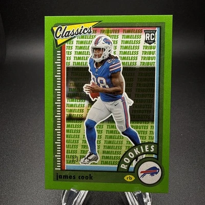 2022 James Cook Panini #159 Classics Timeless RC Prizm Buffalo Bills  /25 - Image 1 of 2