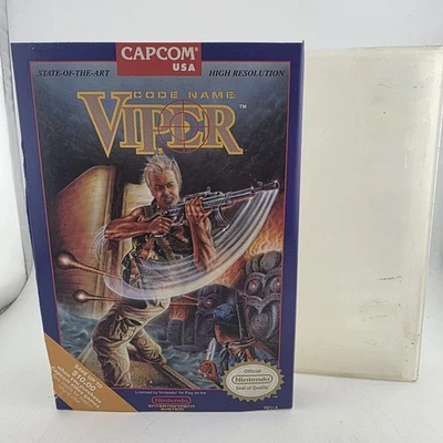 Code Name Viper - Solo en caja - Nintendo Nes - Auténtico arte deslizante (sin juego) Foto 1 de 4