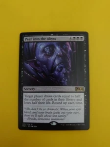 Blick in den Abgrund. M21 seltene Sorcery MTG Karte. - Bild 1 von 6