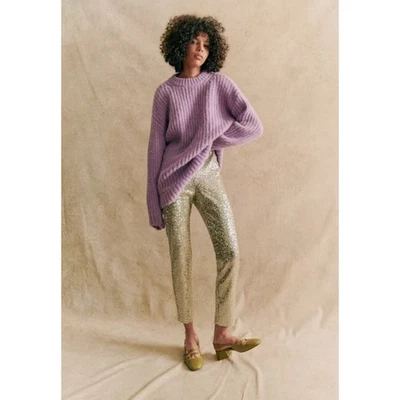 Pantalón Sezane Silver Gary Lentejuelas Talla 44/US 12 Foto 1 de 4