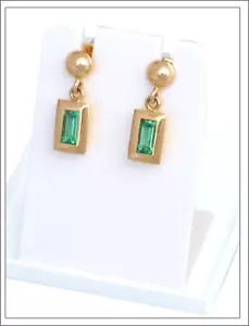 Smeraldi molto chiari + verde brillante - Orecchini speciali in oro di Greenfire - Foto 1 di 9