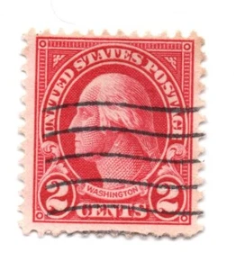 Scott 634 US Stamp 1926-28 2c Washington Used Perf 11x10-1/2 (e22) - Picture 1 of 1