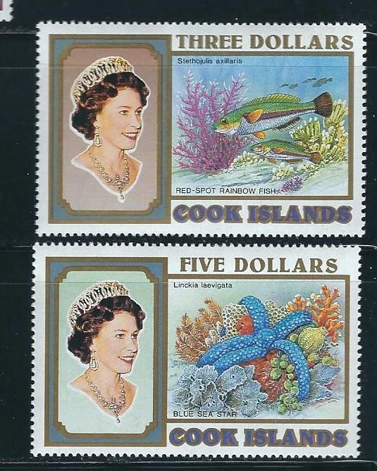 Cook Islands SC # 1082-1083 Marine Life . MNH - Image 1 of 1