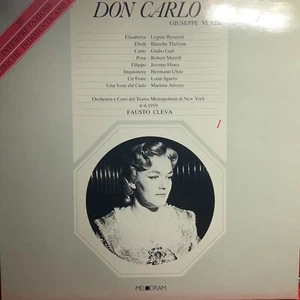 VERDI-DON CARLO-MET OPERA-ORIGINAL 1979 MELODRAM 3-LP VINYL BOX SET-USED-ITALY - Picture 1 of 5