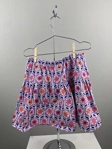Hanna Andersson Girls Printed Geometric Skort Size 10 Cotton - Picture 1 of 5