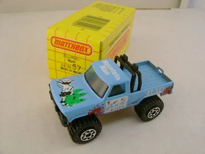 1983 MATCHBOX SUPERFAST #57 BLAU 4X4 MOUNTAIN MAN PICKUP NEU IN BOX - Bild 1 von 3