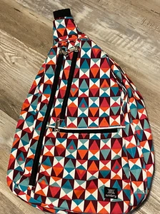 Ambry Sling Bag Abstraktes Muster viele Fächer - Bild 1 von 7