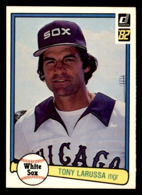 1982 Donruss #319 Tony LaRussa Chicago White Sox - Image 1 of 2