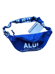 Aldi Gürteltasche/ Umhängetasche Aldiorginal Blau Neu mit Etikett - Bild 1 von 2